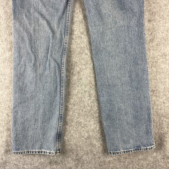 VTG Levis 517 Bootcut Jeans Womens 11 JR L 28x33 Light Wash High Rise USA 90s - Picture 9 of 13